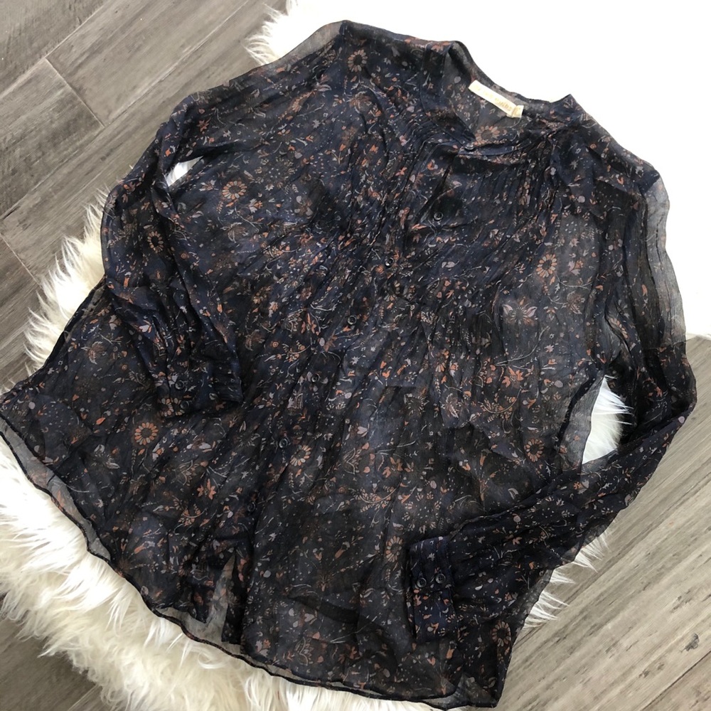 Of Two Minds Silk Top